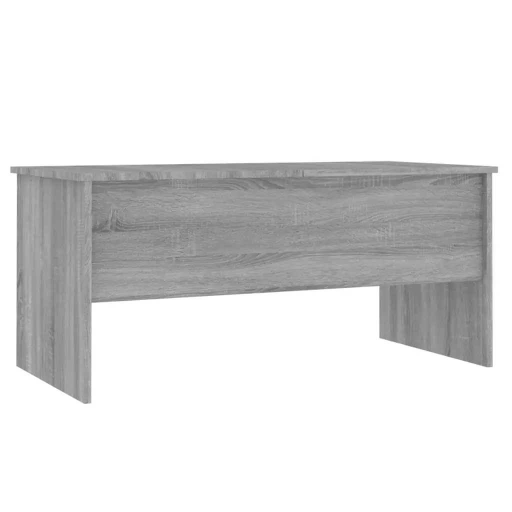 Coffee Table Grey Sonoma 102x50.5x46.5 cm Engineered Wood 819300