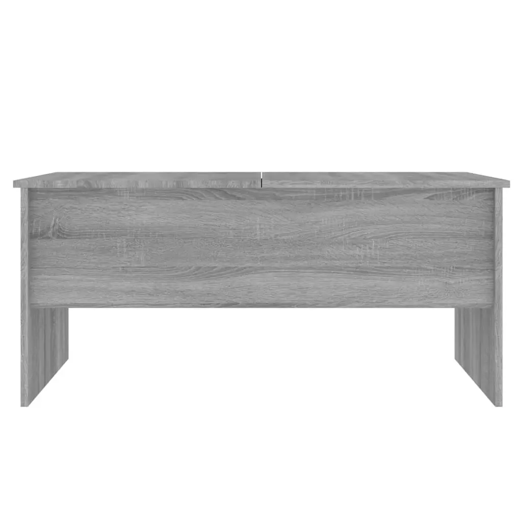 Coffee Table Grey Sonoma 102x50.5x46.5 cm Engineered Wood 819300