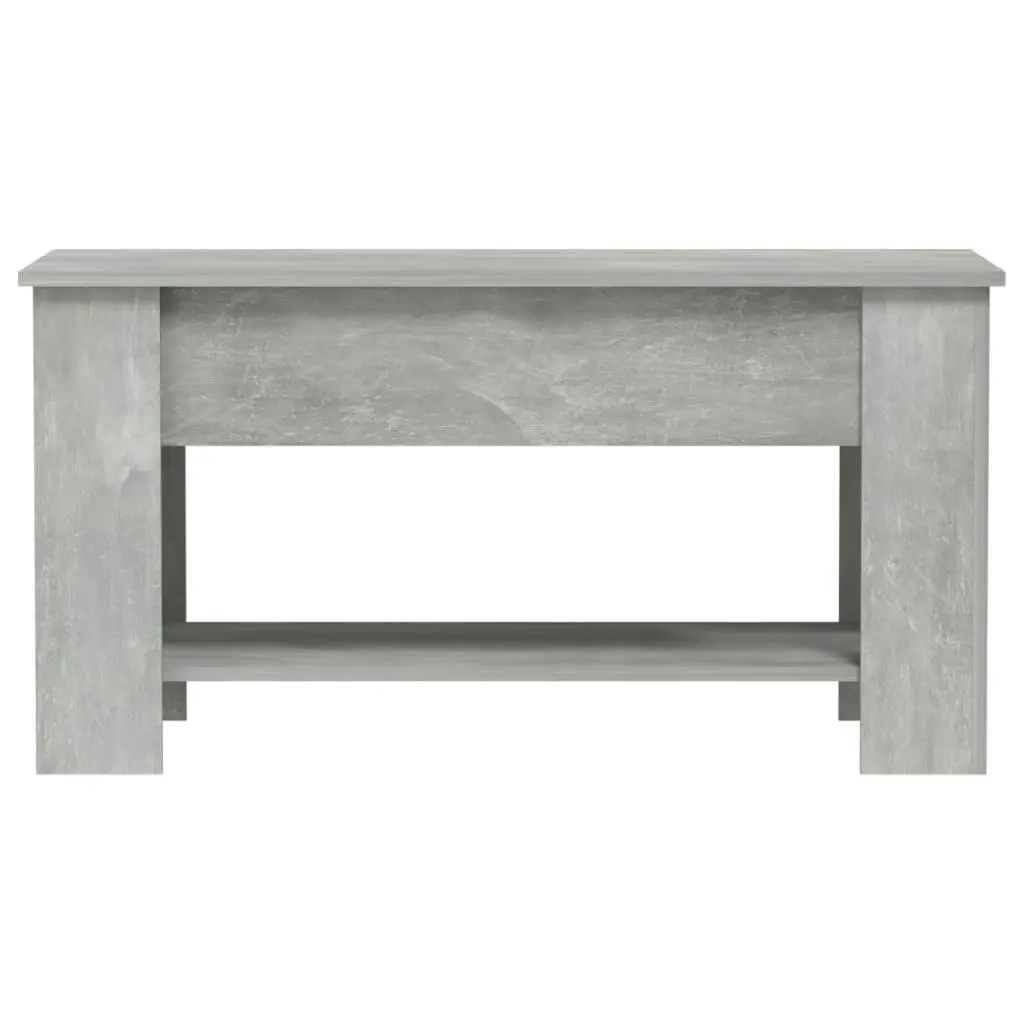 Coffee Table Concrete Grey 101x49x52 cm Engineered Wood 809705