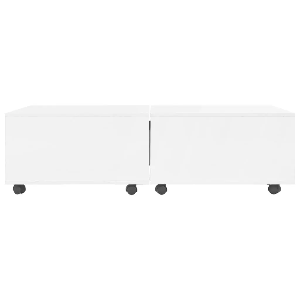 Coffee Table High Gloss White 120x60x35 cm 283727