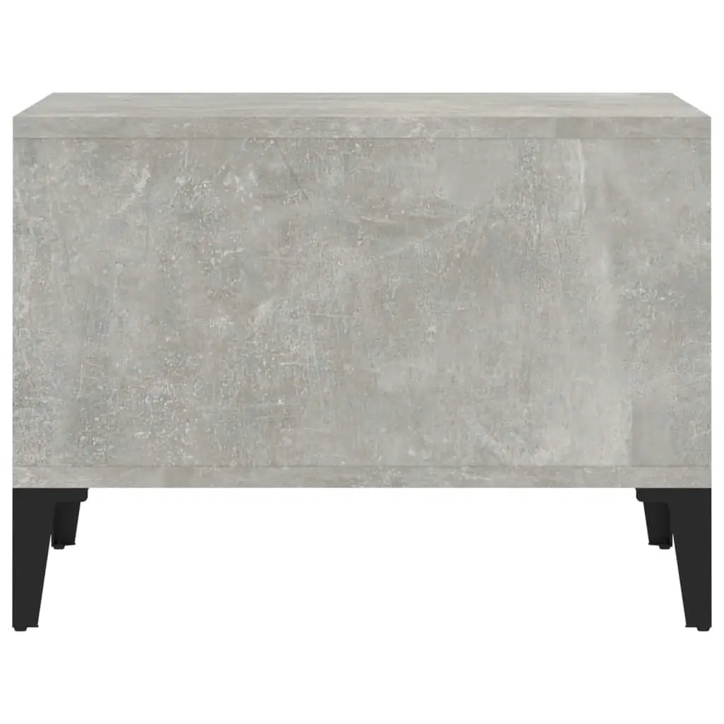 Coffee Table Concrete Grey 60x50x36.5 cm Engineered Wood 821040