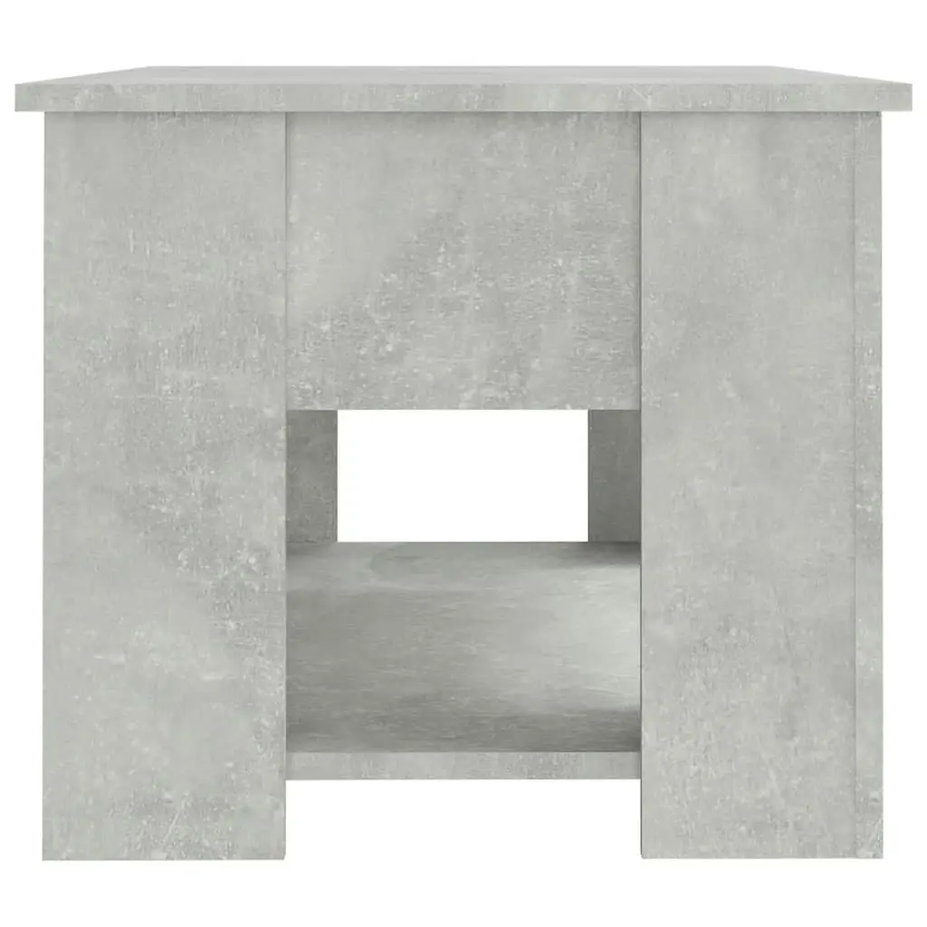 Coffee Table Concrete Grey 79x49x41 cm Engineered Wood 809714