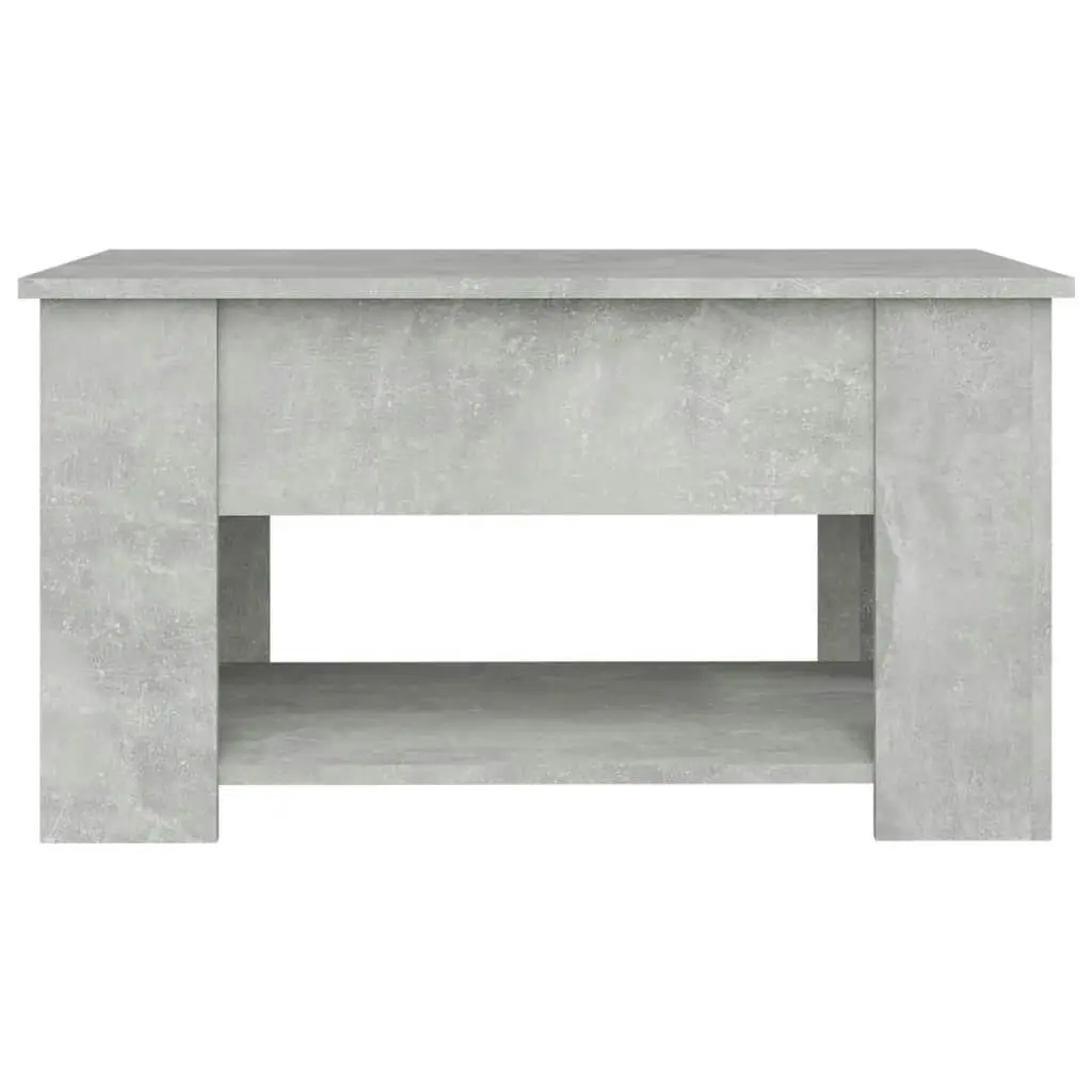 Coffee Table Concrete Grey 79x49x41 cm Engineered Wood 809714