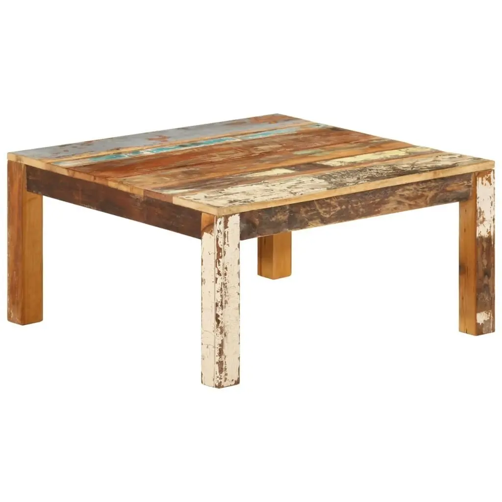 Coffee Table 80x80x40 cm Solid Wood Reclaimed 338030