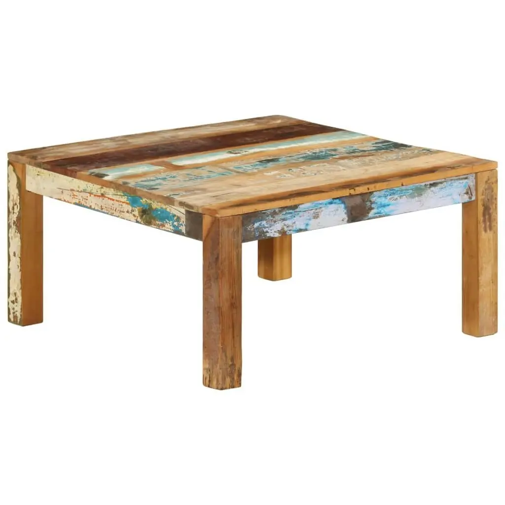 Coffee Table 80x80x40 cm Solid Wood Reclaimed 338030