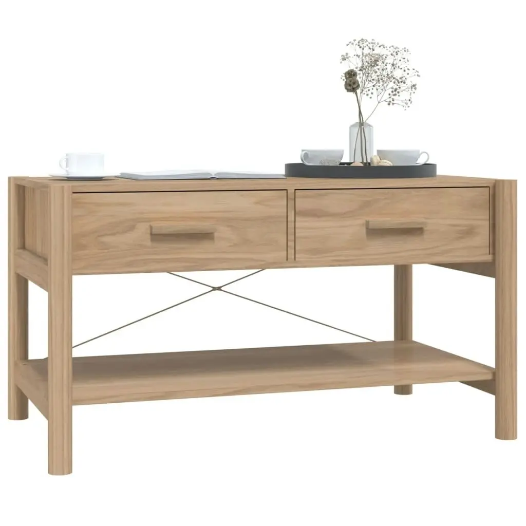 Coffee Table 82x48x45 cm Engineered Wood 345665