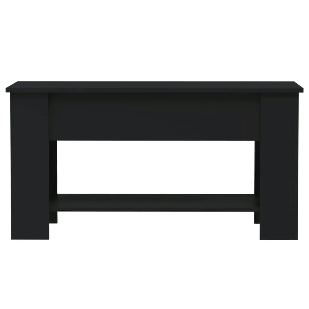 Coffee Table Black 101x49x52 cm Engineered Wood 809702