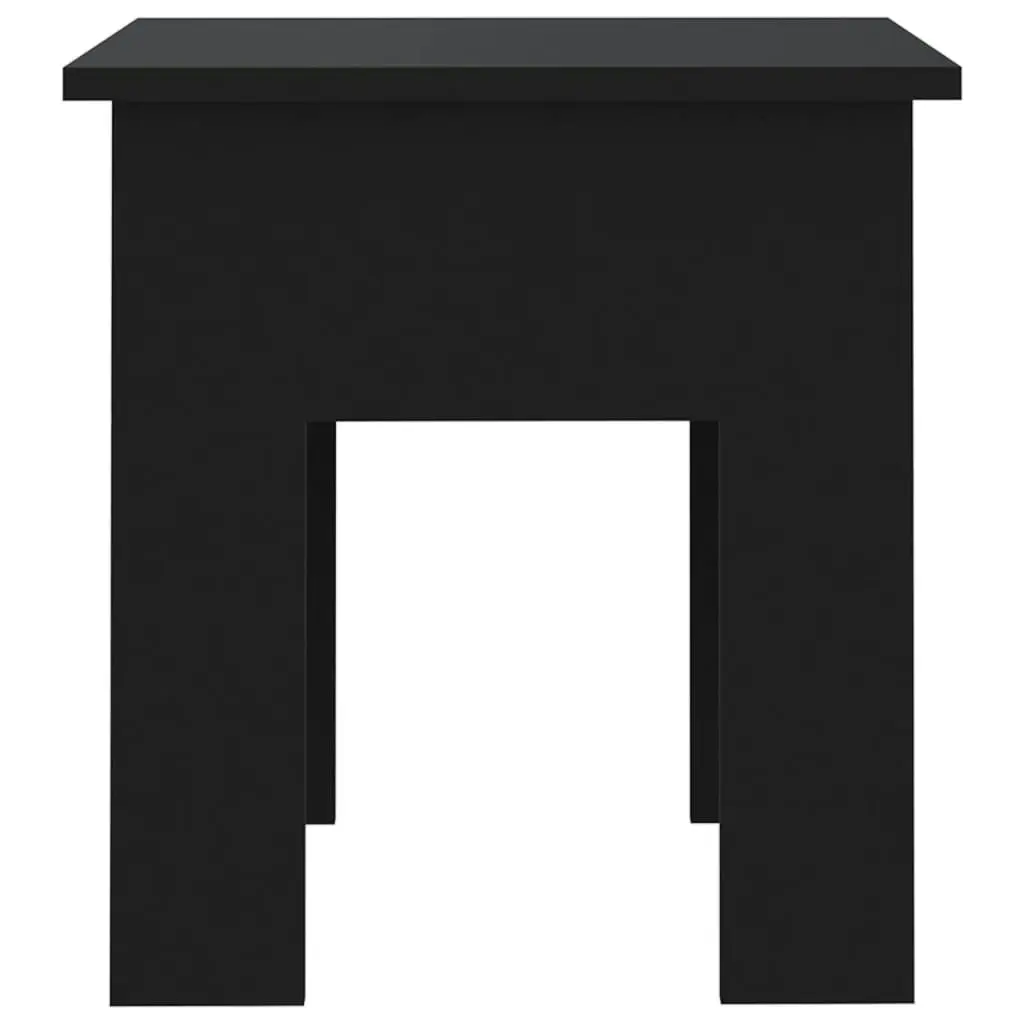 Coffee Table Black 40x40x42 cm Engineered Wood 810245