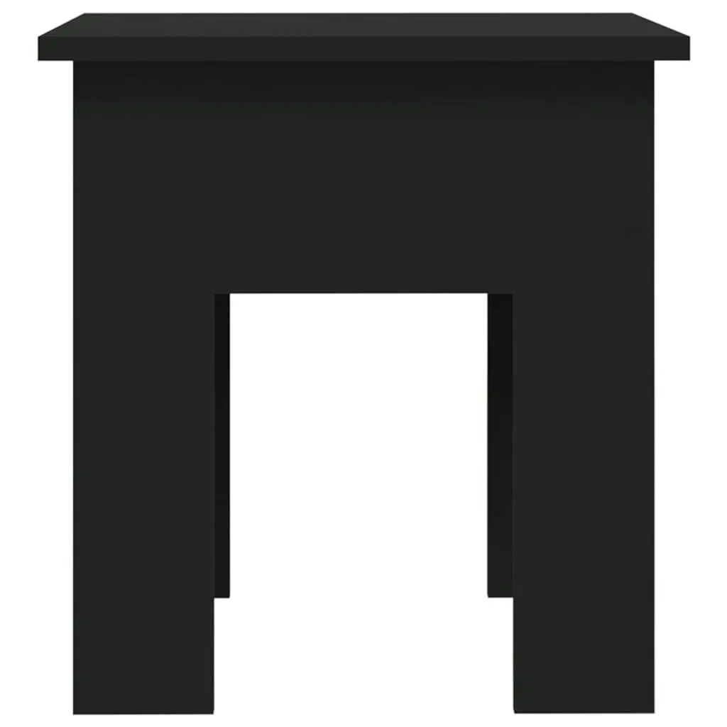 Coffee Table Black 40x40x42 cm Engineered Wood 810245