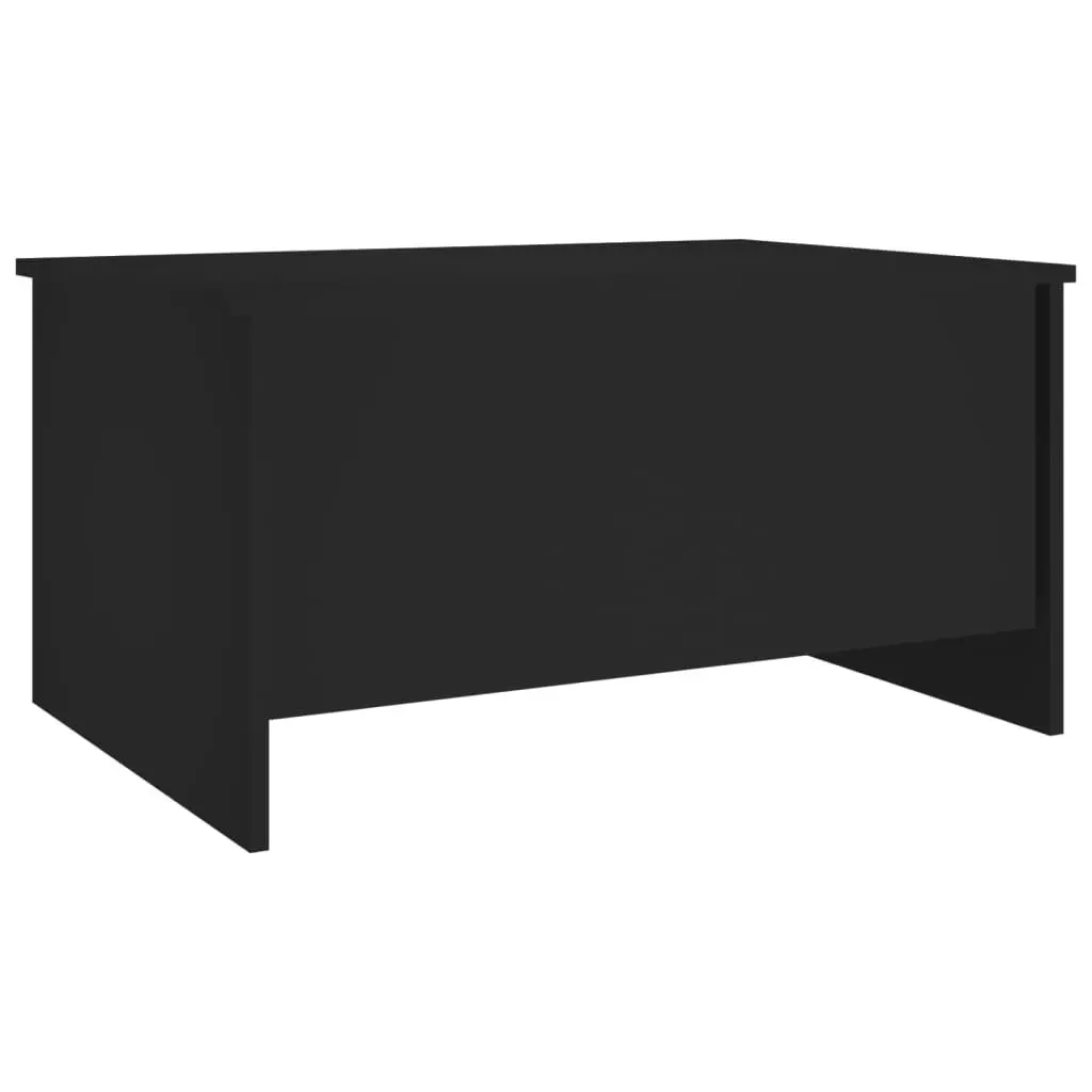 Coffee Table Black 80x55.5x41.5 cm Engineered Wood 809675