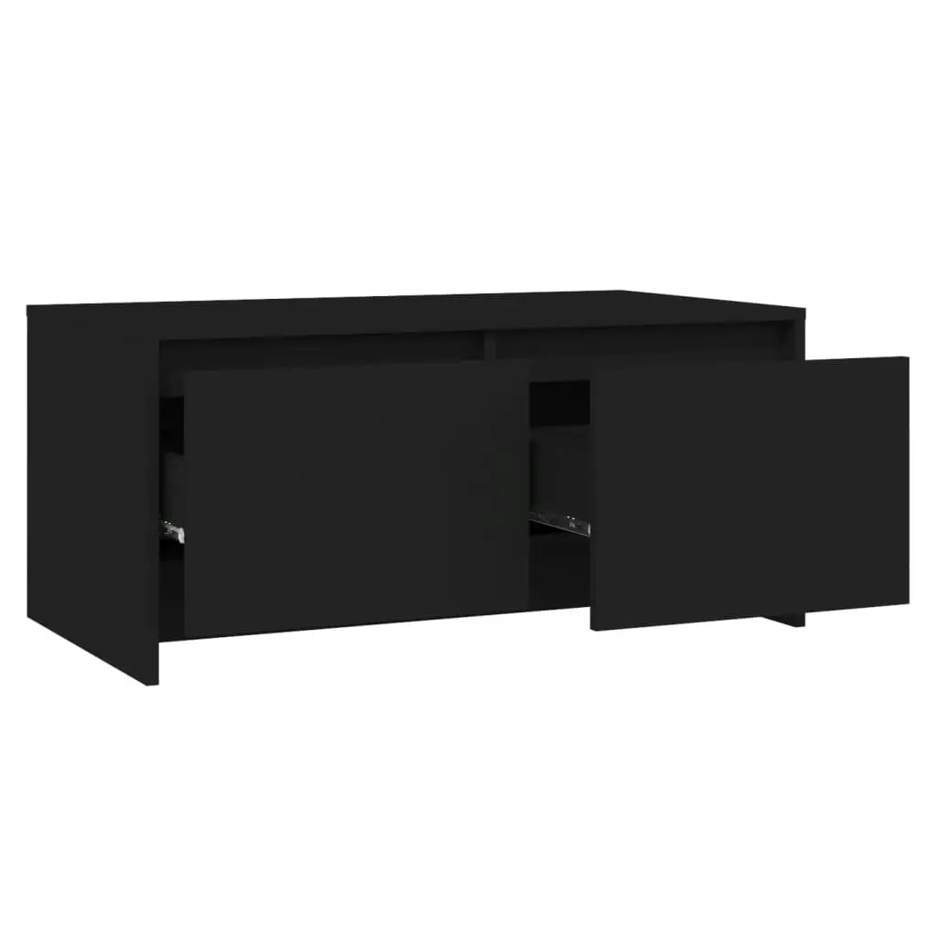 Coffee Table Black 90x50x41.5 cm Engineered Wood 809819