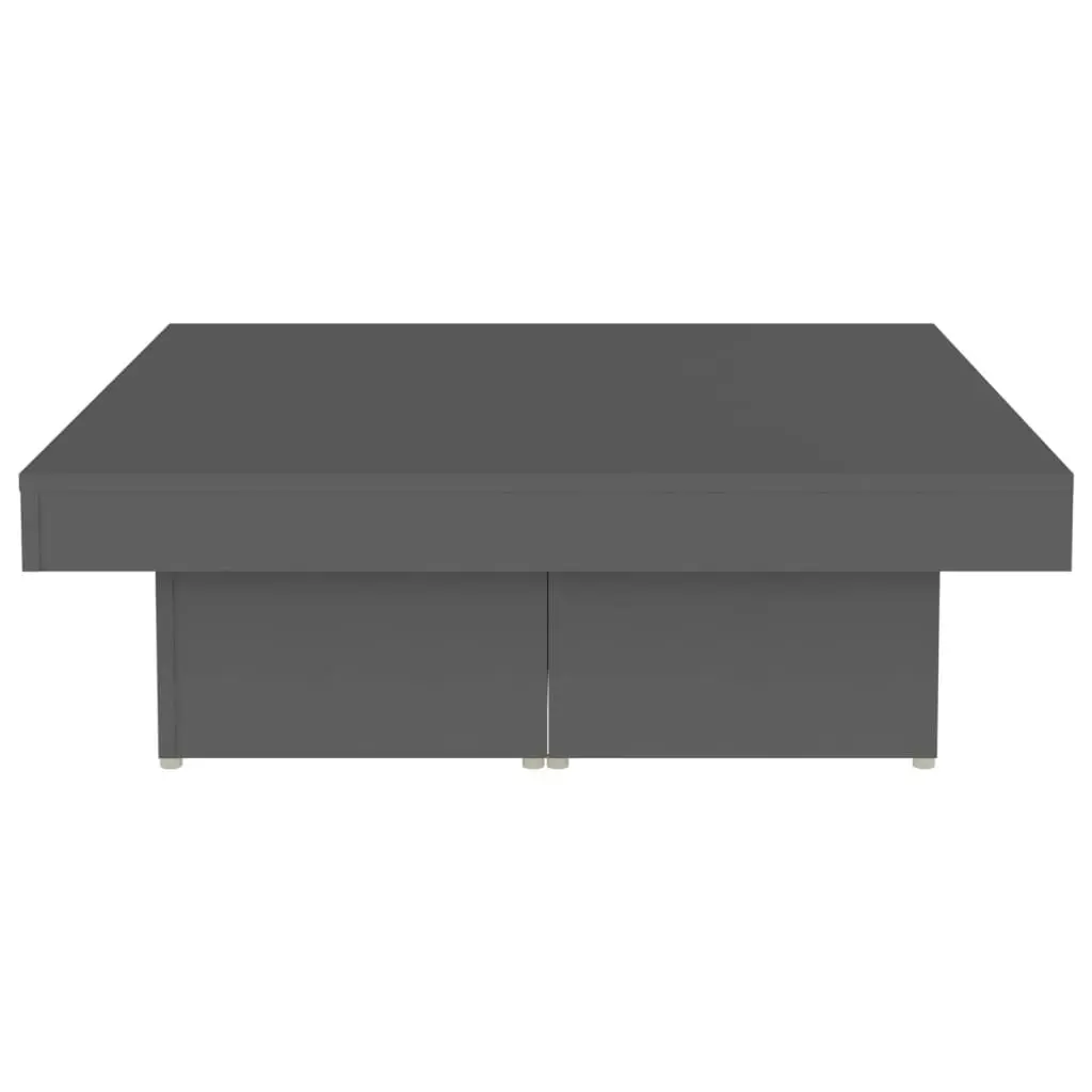 Coffee Table Grey 90x90x28 cm Engineered Wood 806914