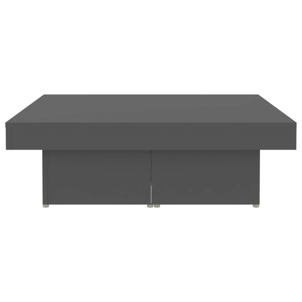 Coffee Table Grey 90x90x28 cm Engineered Wood 806914