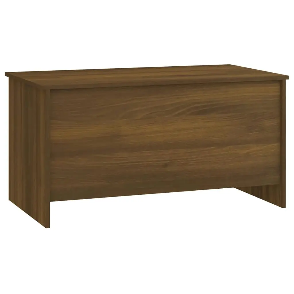 Coffee Table Brown Oak 102x55.5x52.5 cm Engineered Wood 819268