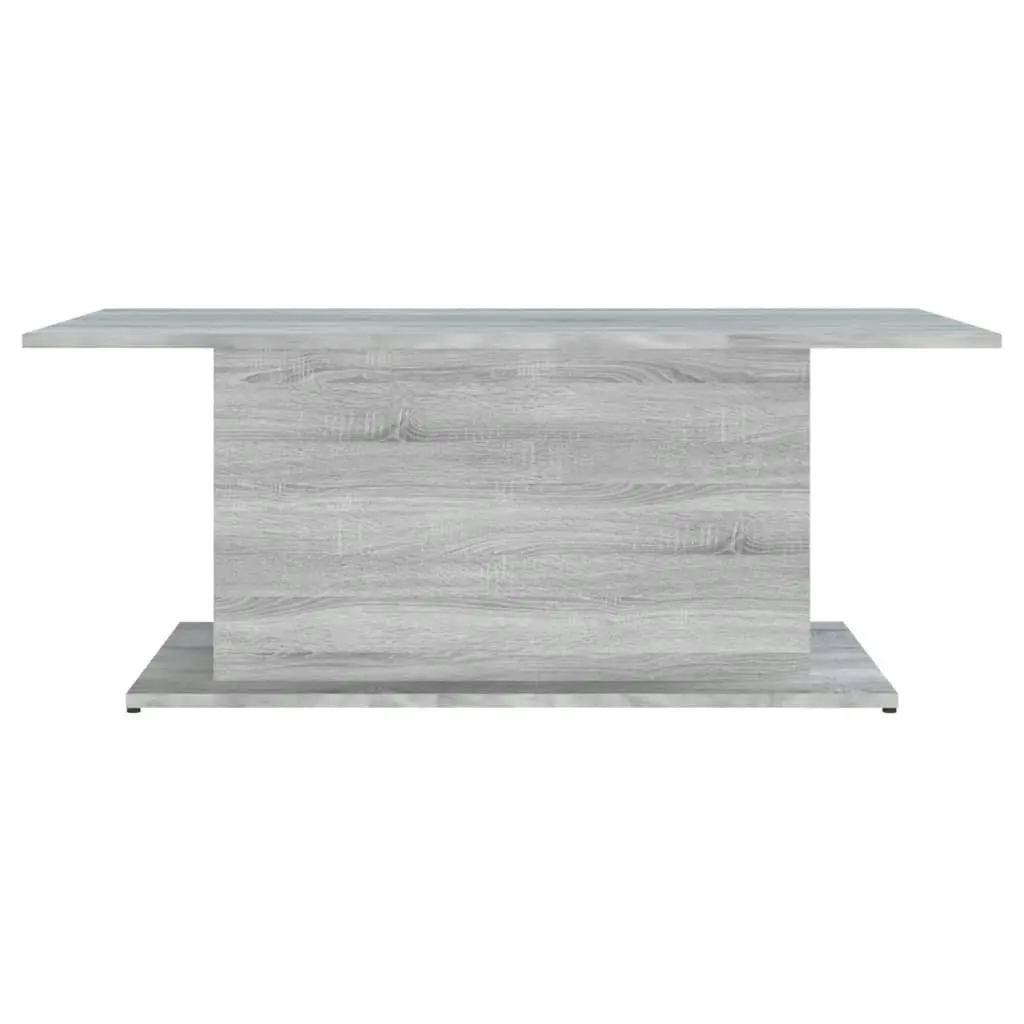 Coffee Table Grey Sonoma 102x55.5x40 cm Engineered Wood 813093