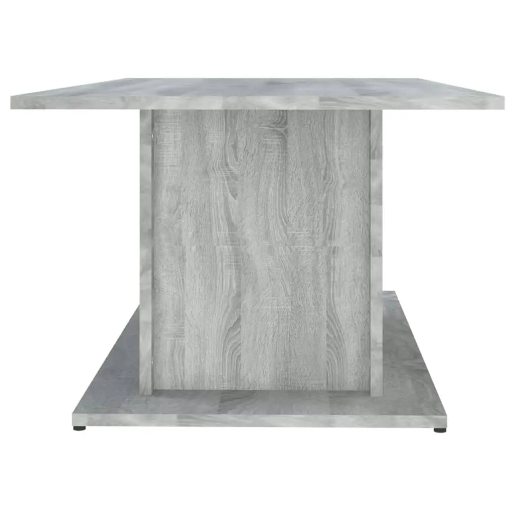 Coffee Table Grey Sonoma 102x55.5x40 cm Engineered Wood 813093