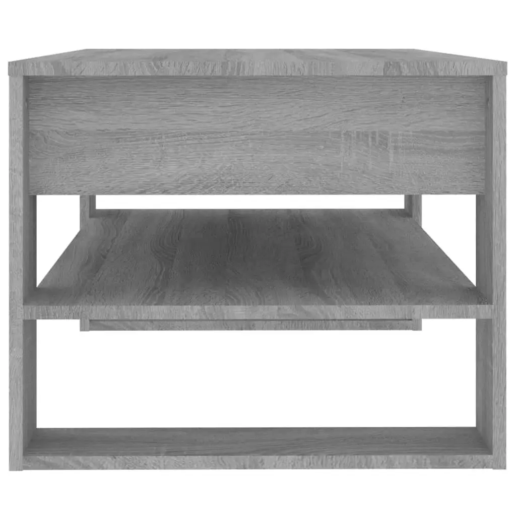 Coffee Table Grey Sonoma 102x55x45 cm Engineered Wood 816929