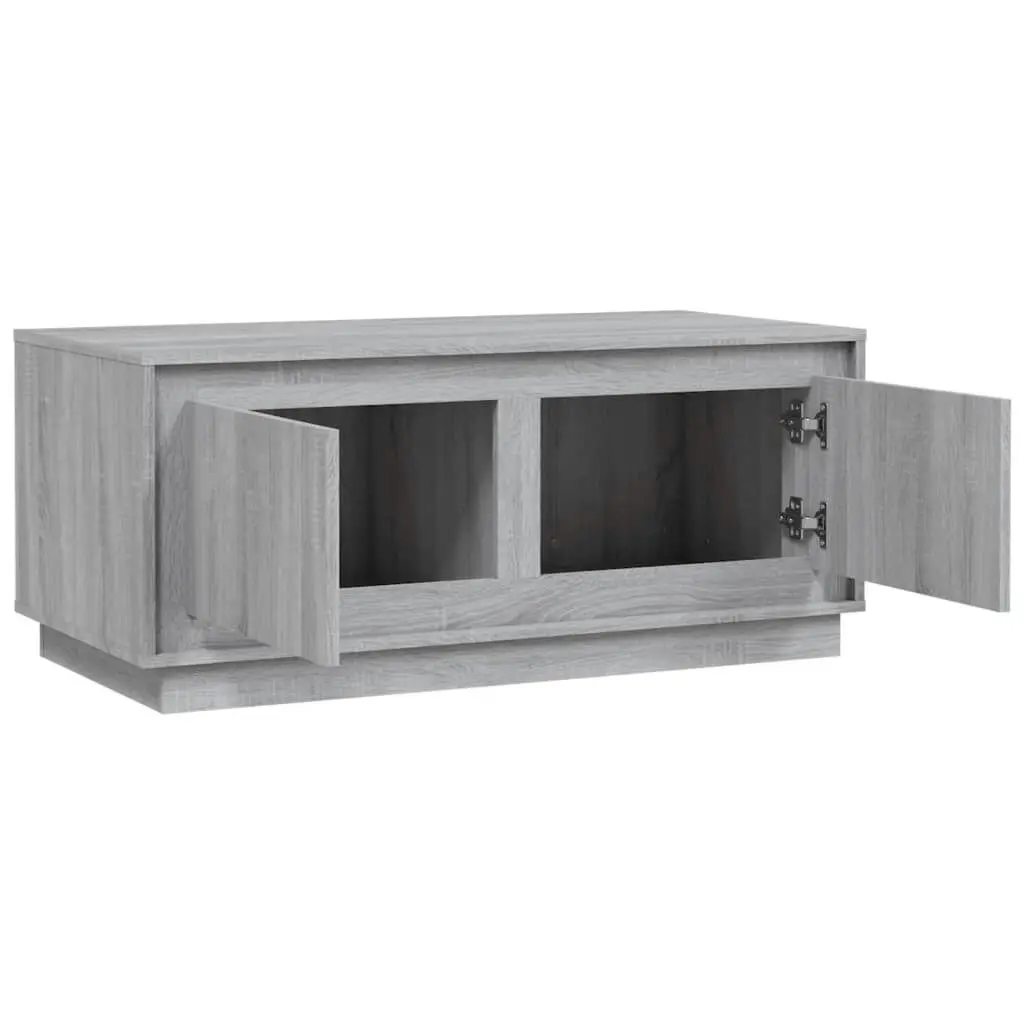 Coffee Table Grey Sonoma 102x50x44 cm Engineered Wood 819882