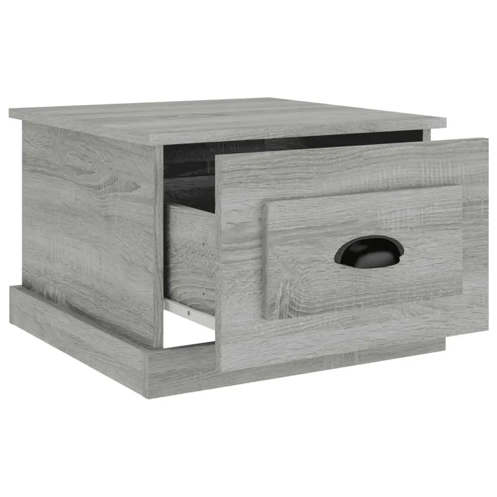 Coffee Table Grey Sonoma 50x50x35 cm Engineered Wood 816254