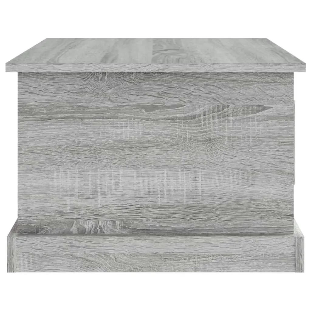 Coffee Table Grey Sonoma 50x50x35 cm Engineered Wood 816254