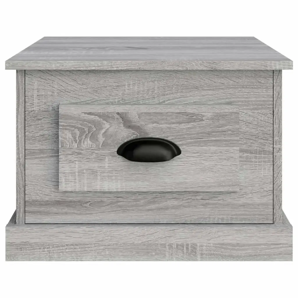 Coffee Table Grey Sonoma 50x50x35 cm Engineered Wood 816254