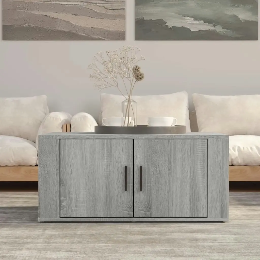 Coffee Table Grey Sonoma 80x50x36 cm Engineered Wood 816518