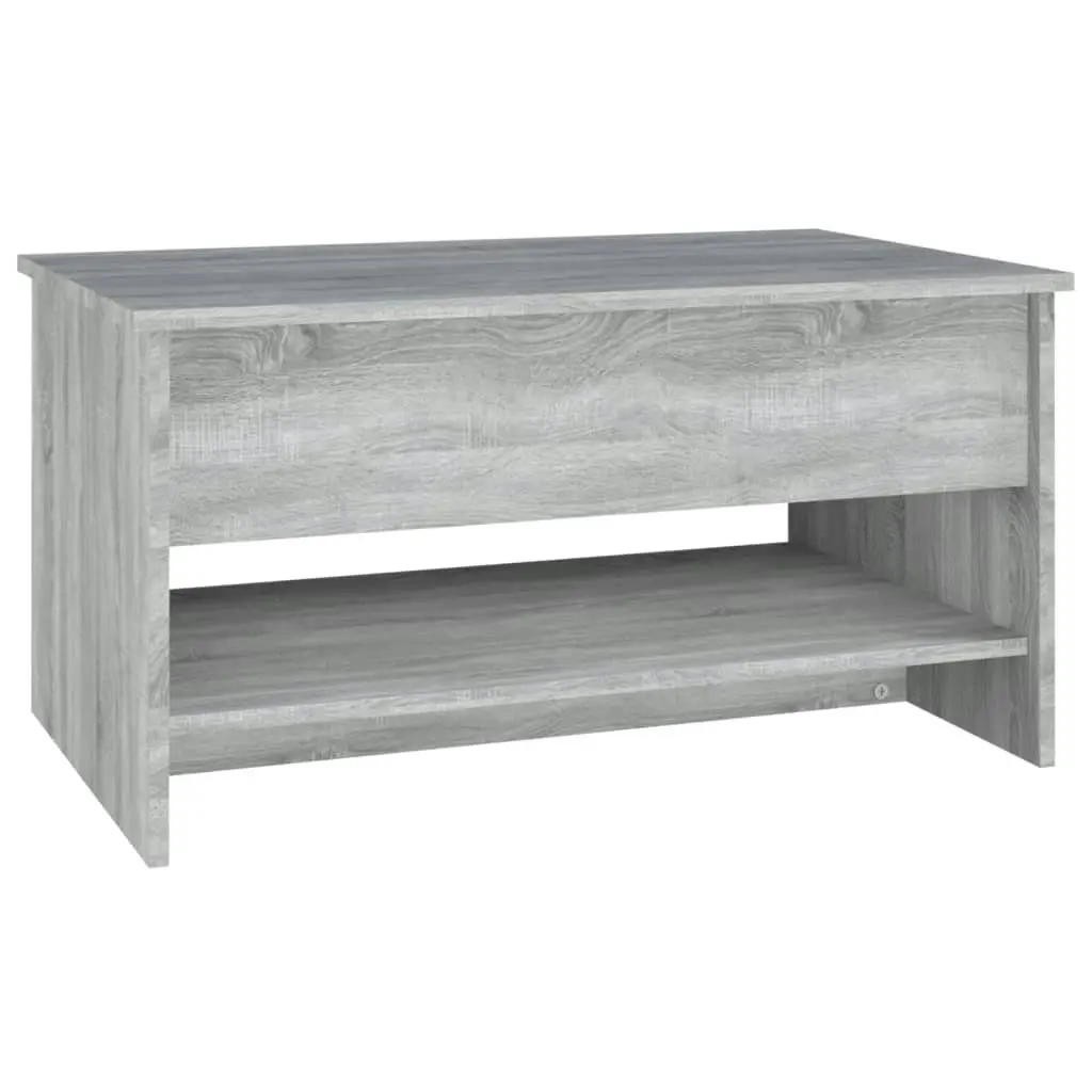 Coffee Table Grey Sonoma 80x50x40 cm Engineered Wood 819297