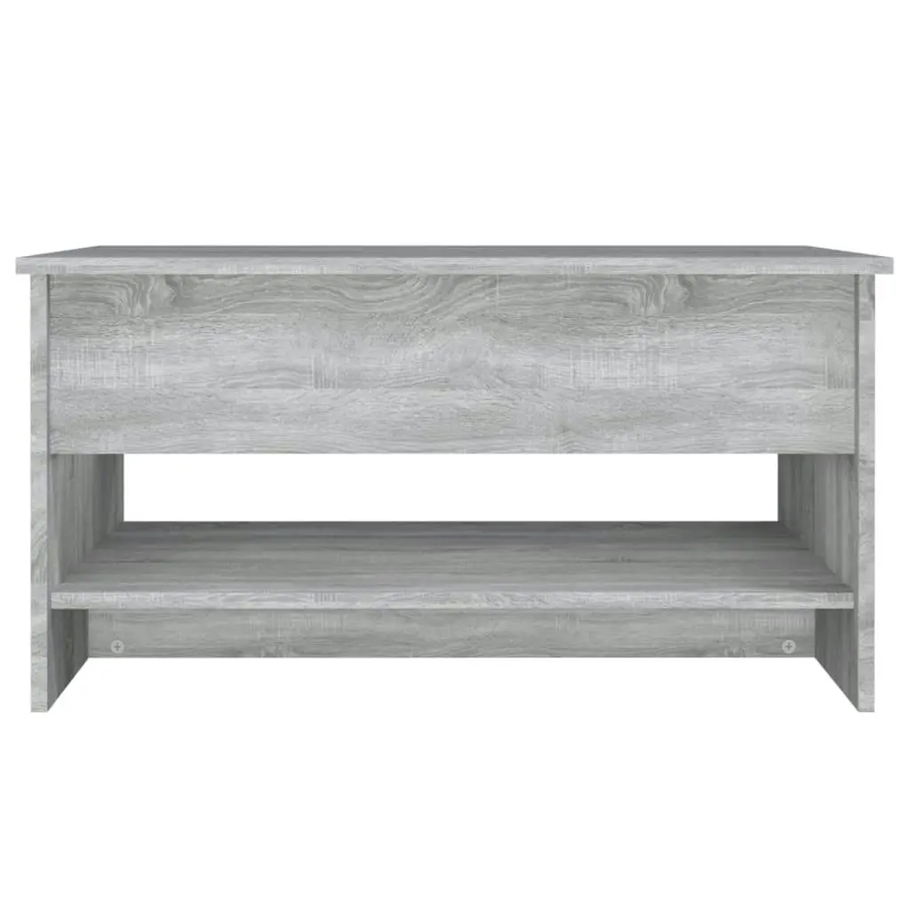 Coffee Table Grey Sonoma 80x50x40 cm Engineered Wood 819297