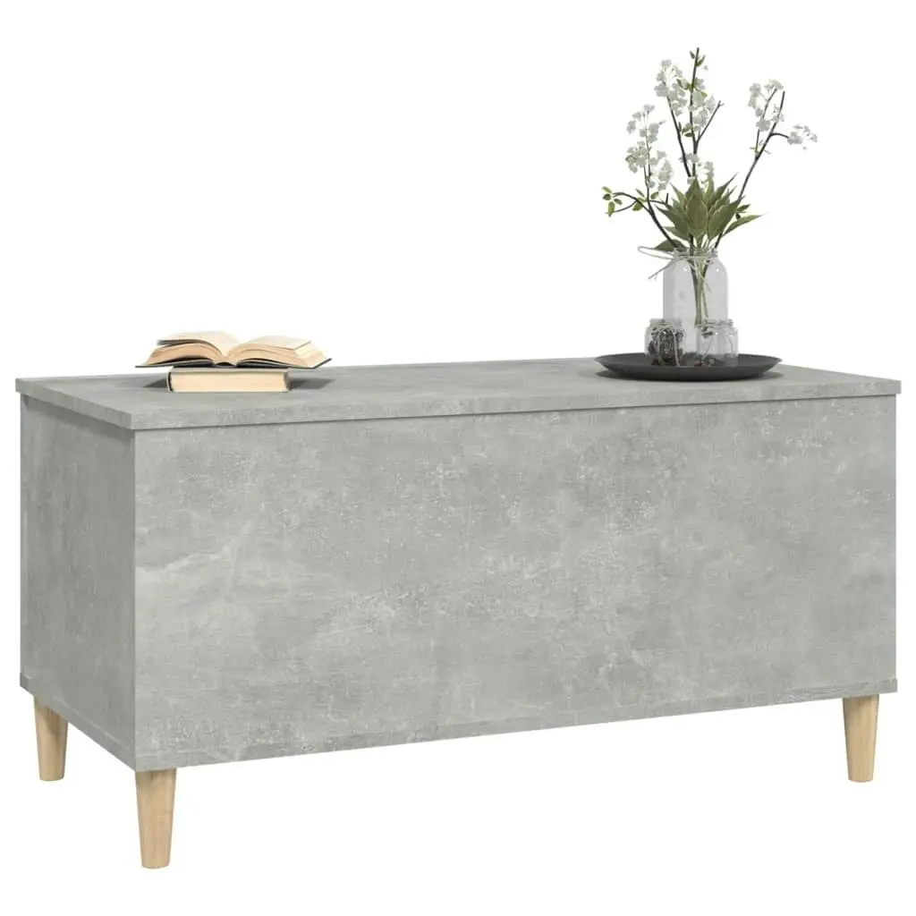 Coffee Table Concrete Grey 90x44.5x45 cm Engineered Wood 819584