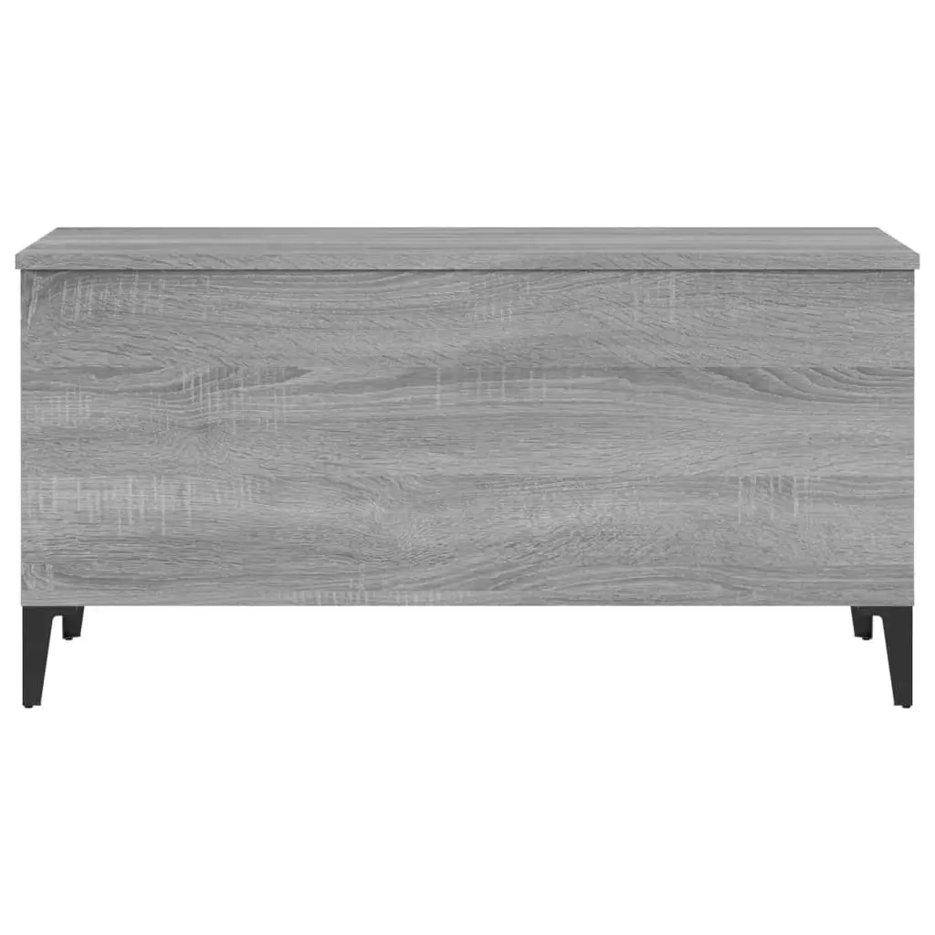 Coffee Table Grey Sonoma 90x44.5x45 cm Engineered Wood 819594