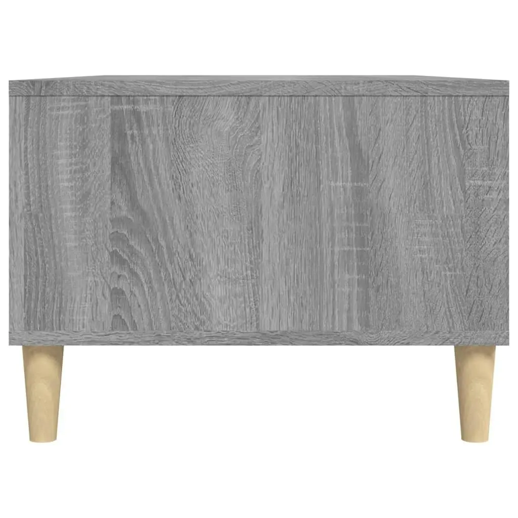 Coffee Table Grey Sonoma 90x50x36.5 cm Engineered Wood 821066