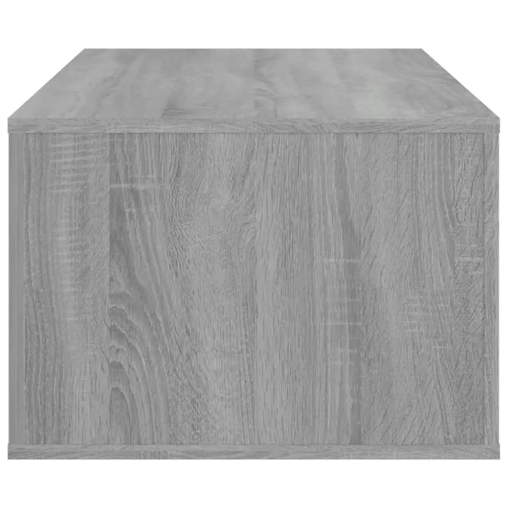 Coffee Table Grey Sonoma 100x50.5x35 cm Engineered Wood 816542