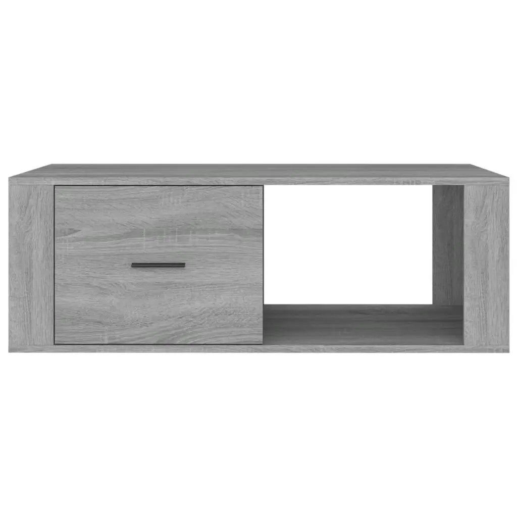 Coffee Table Grey Sonoma 100x50.5x35 cm Engineered Wood 816542