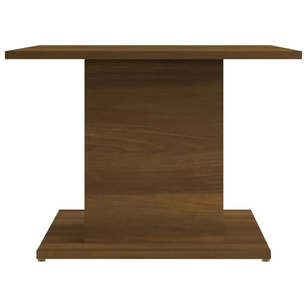 Coffee Table Brown Oak 55.5x55.5x40 cm Engineered Wood 813097