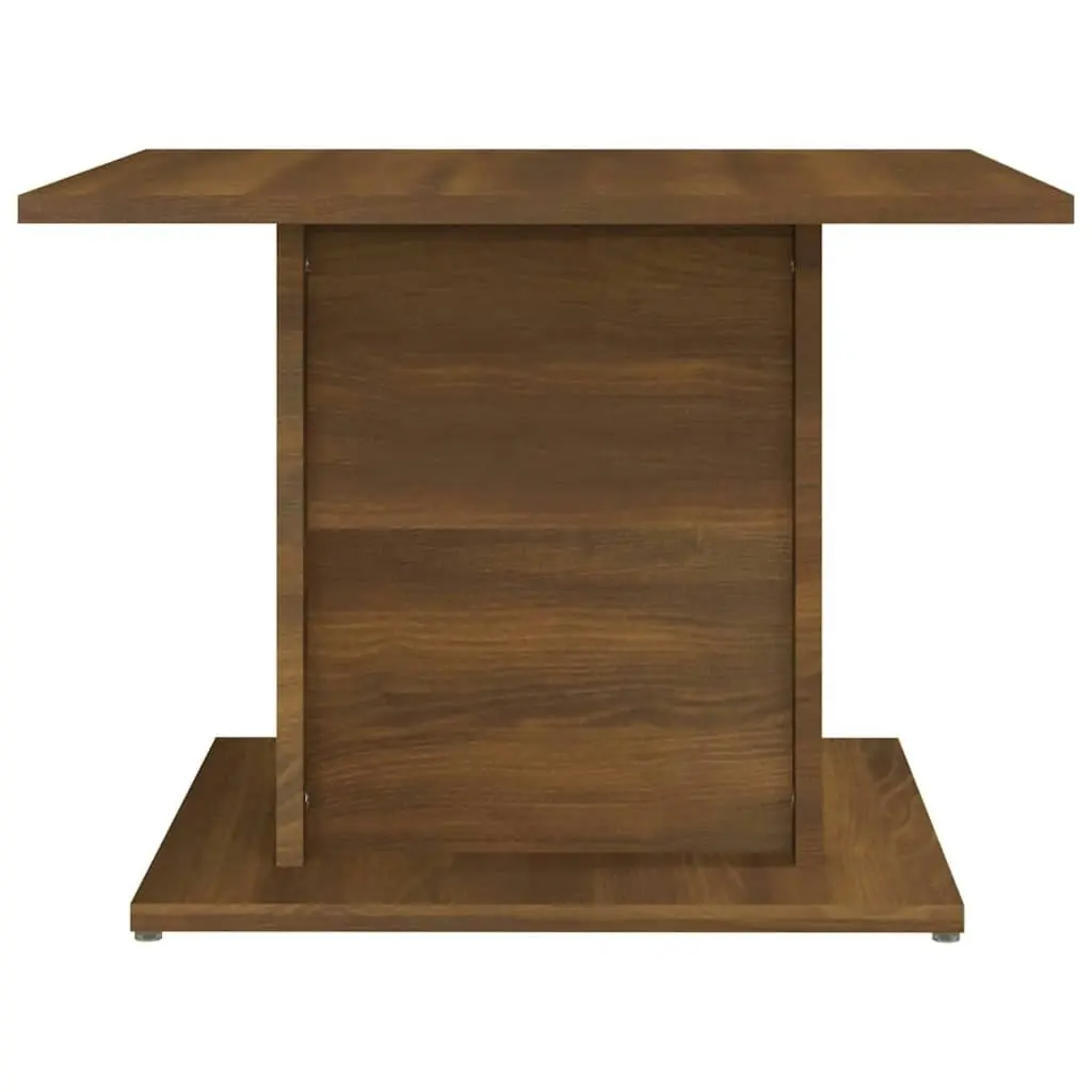 Coffee Table Brown Oak 55.5x55.5x40 cm Engineered Wood 813097