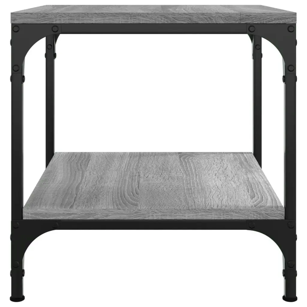 Coffee Table Grey Sonoma 50x50x40 cm Engineered Wood 819375