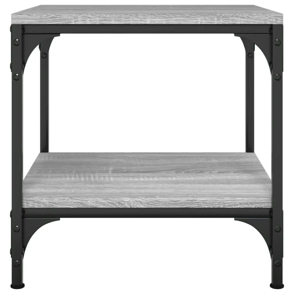 Coffee Table Grey Sonoma 50x50x40 cm Engineered Wood 819375