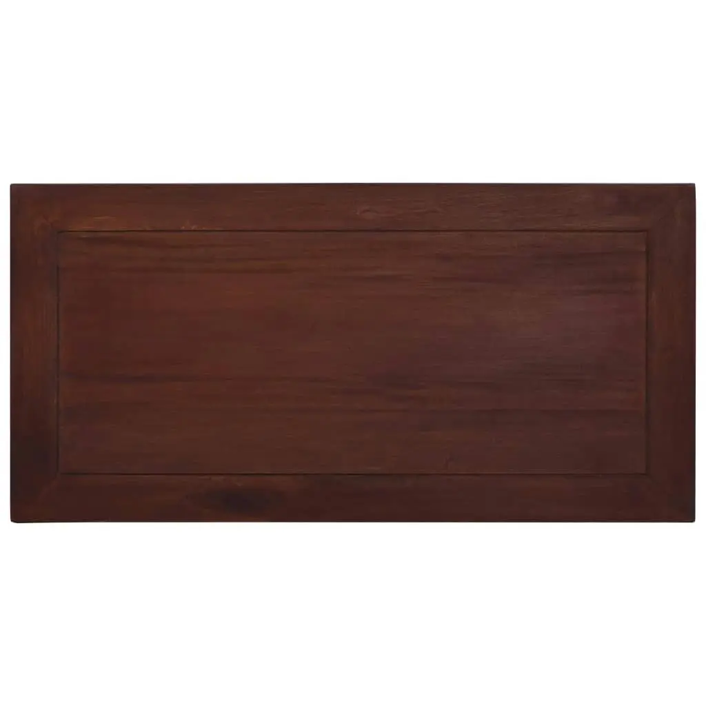 Coffee Table Classical Brown 100x50x30 cm Solid Mahogany Wood 288828