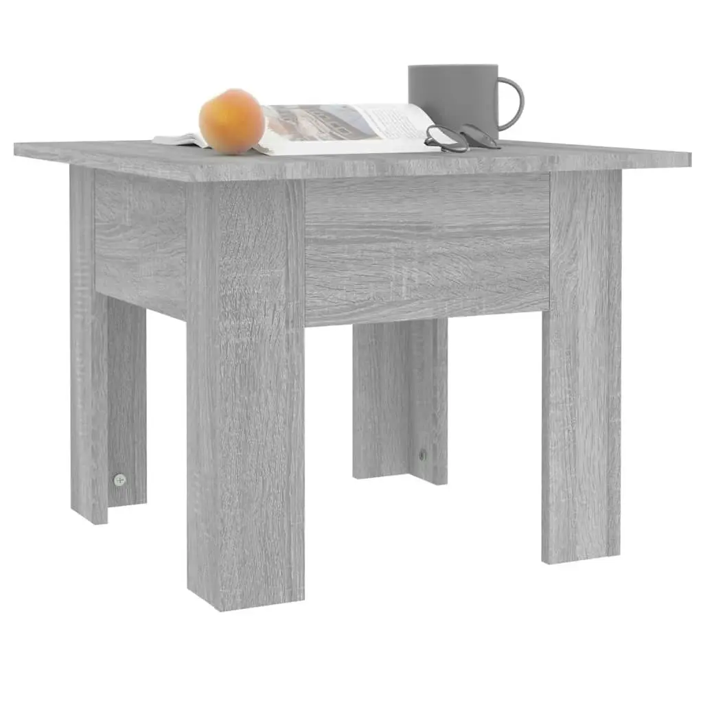 Coffee Table Grey Sonoma 55x55x42 cm Engineered Wood 813069