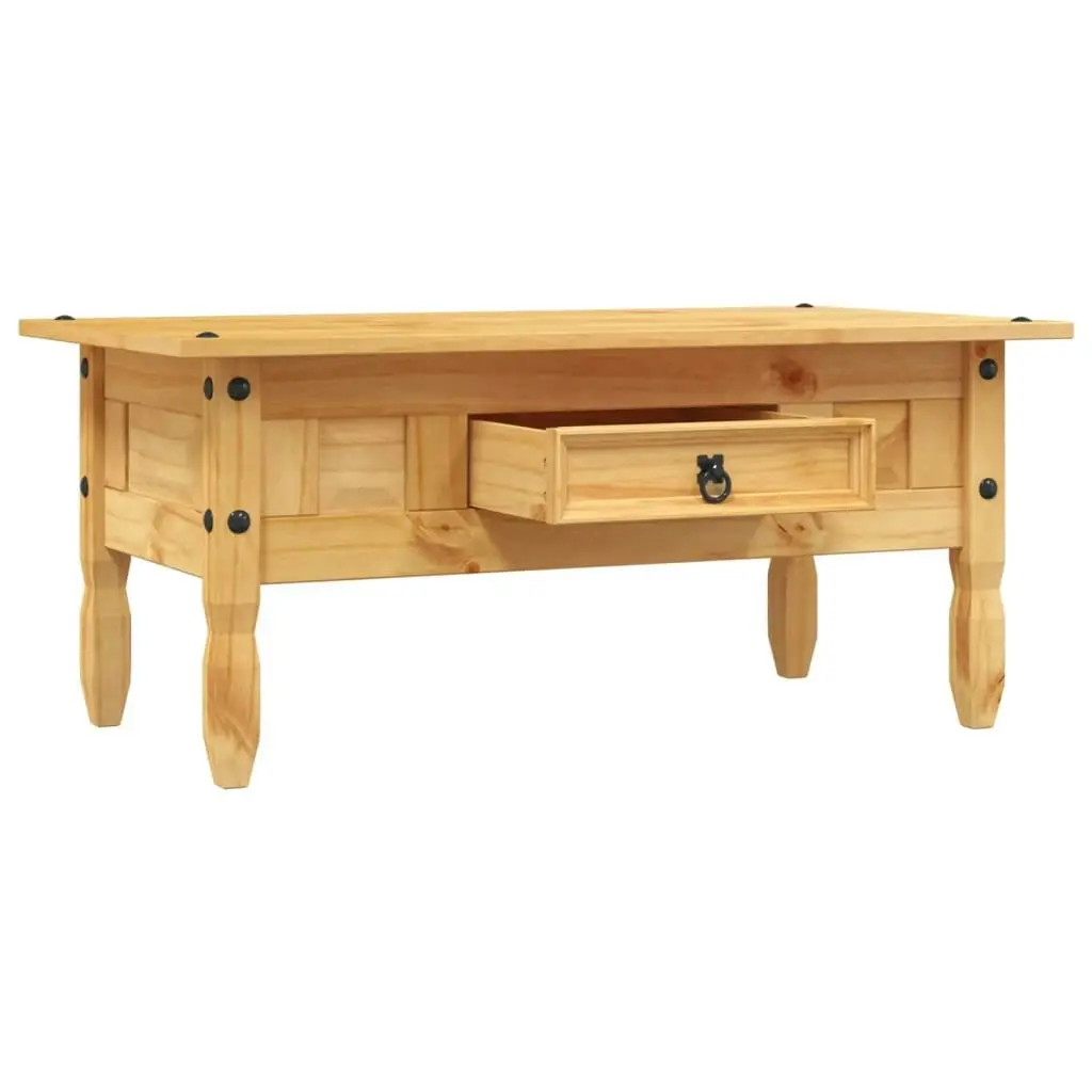 Coffee Table Mexican Pine Corona Range 100x55x44 cm 243736