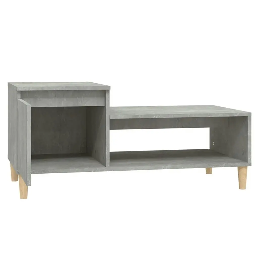 Coffee Table Concrete Grey 100x50x45 cm Engineered Wood 821128