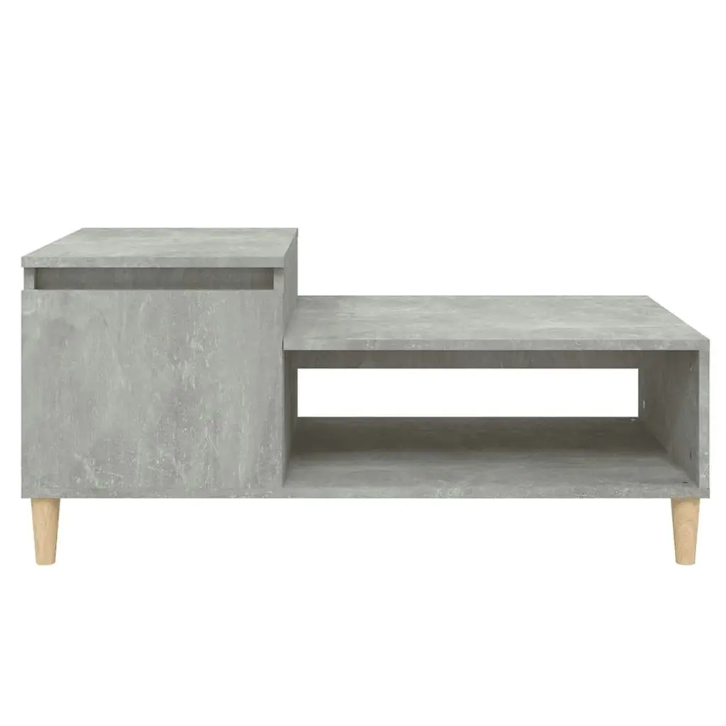 Coffee Table Concrete Grey 100x50x45 cm Engineered Wood 821128