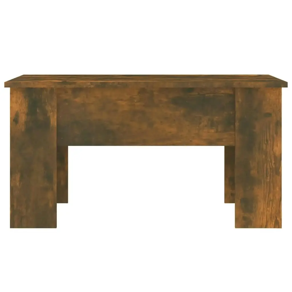 Coffee Table Smoked Oak 79x49x41 cm Engineered Wood 819281