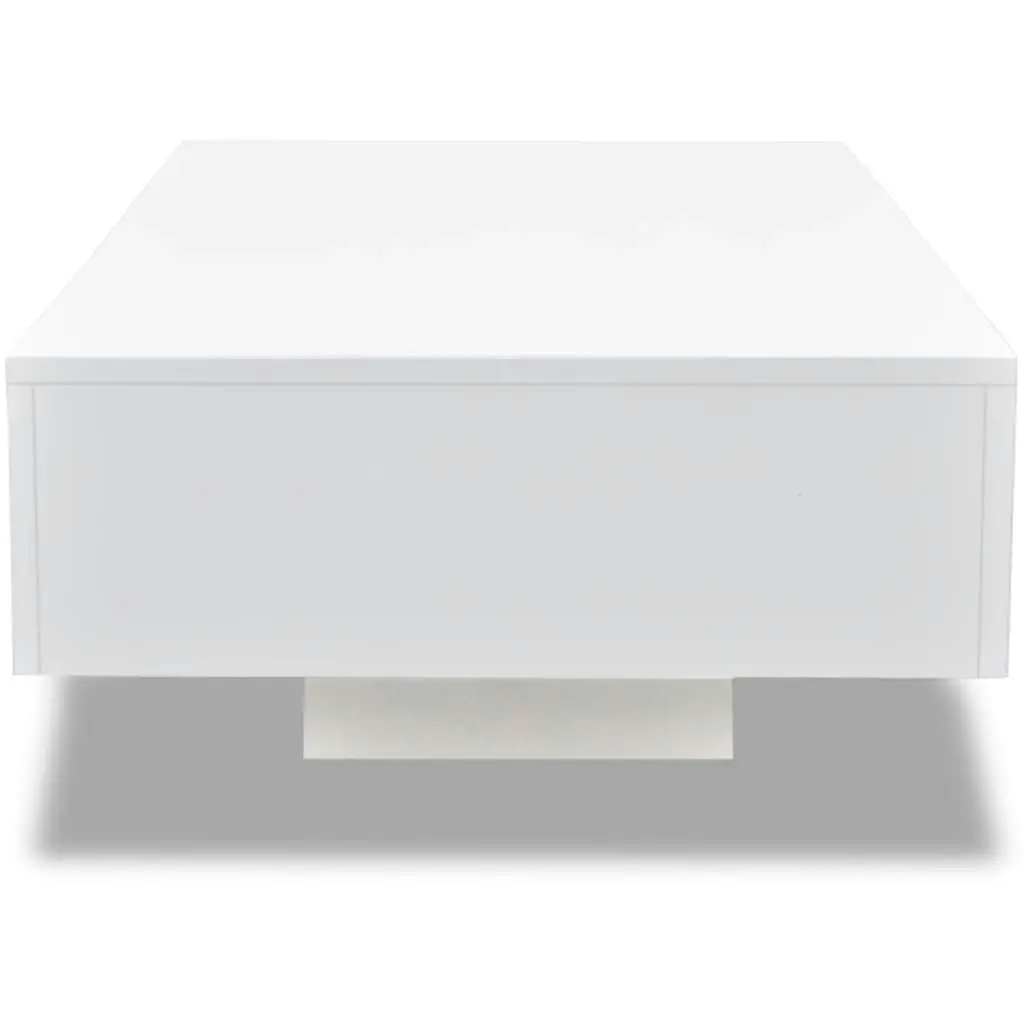 Coffee Table High Gloss White 244021