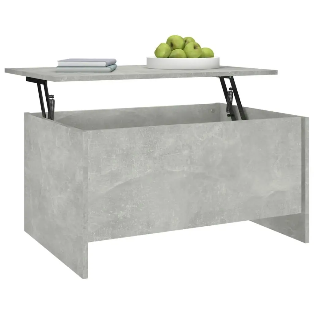 Coffee Table Concrete Grey 80x55.5x41.5 cm Engineered Wood 809678