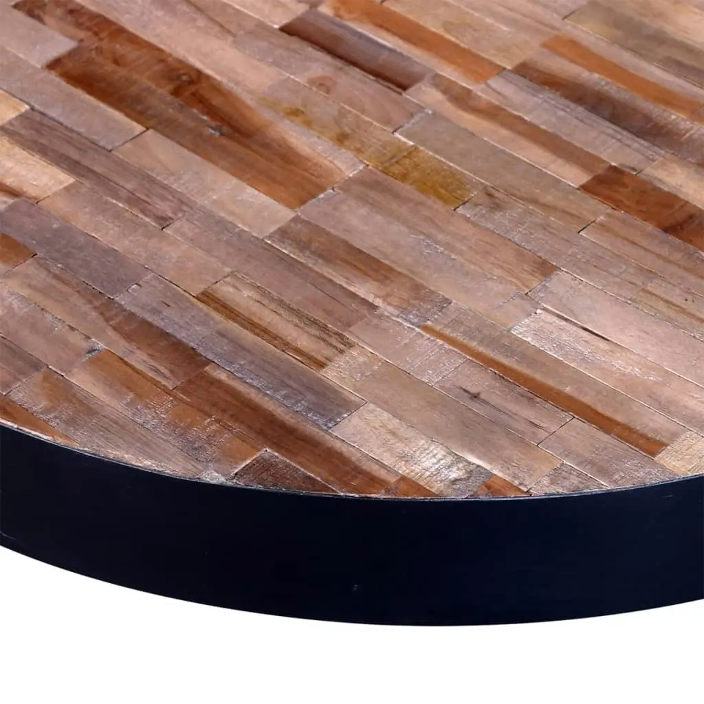 Coffee Table Round Reclaimed Teak Wood 241714