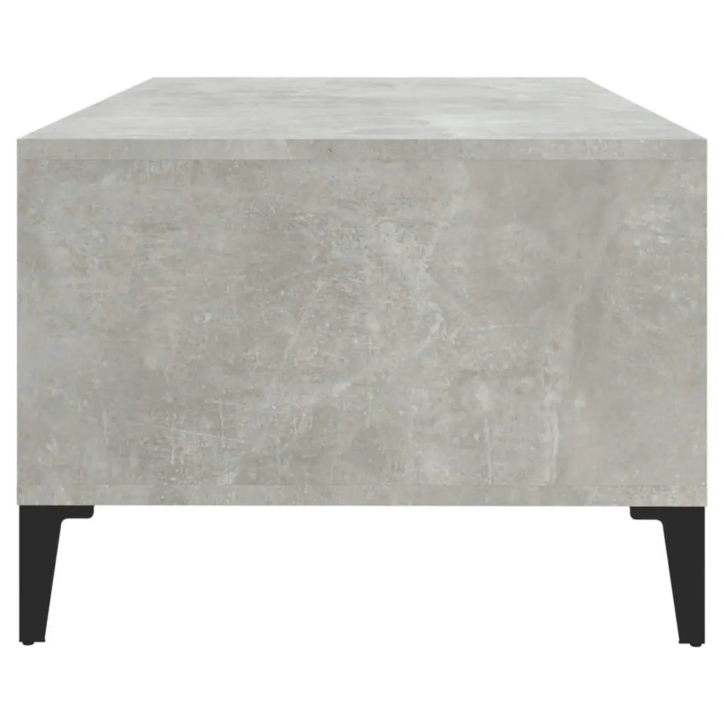 Coffee Table Concrete Grey 90x50x36.5 cm Engineered Wood 821072