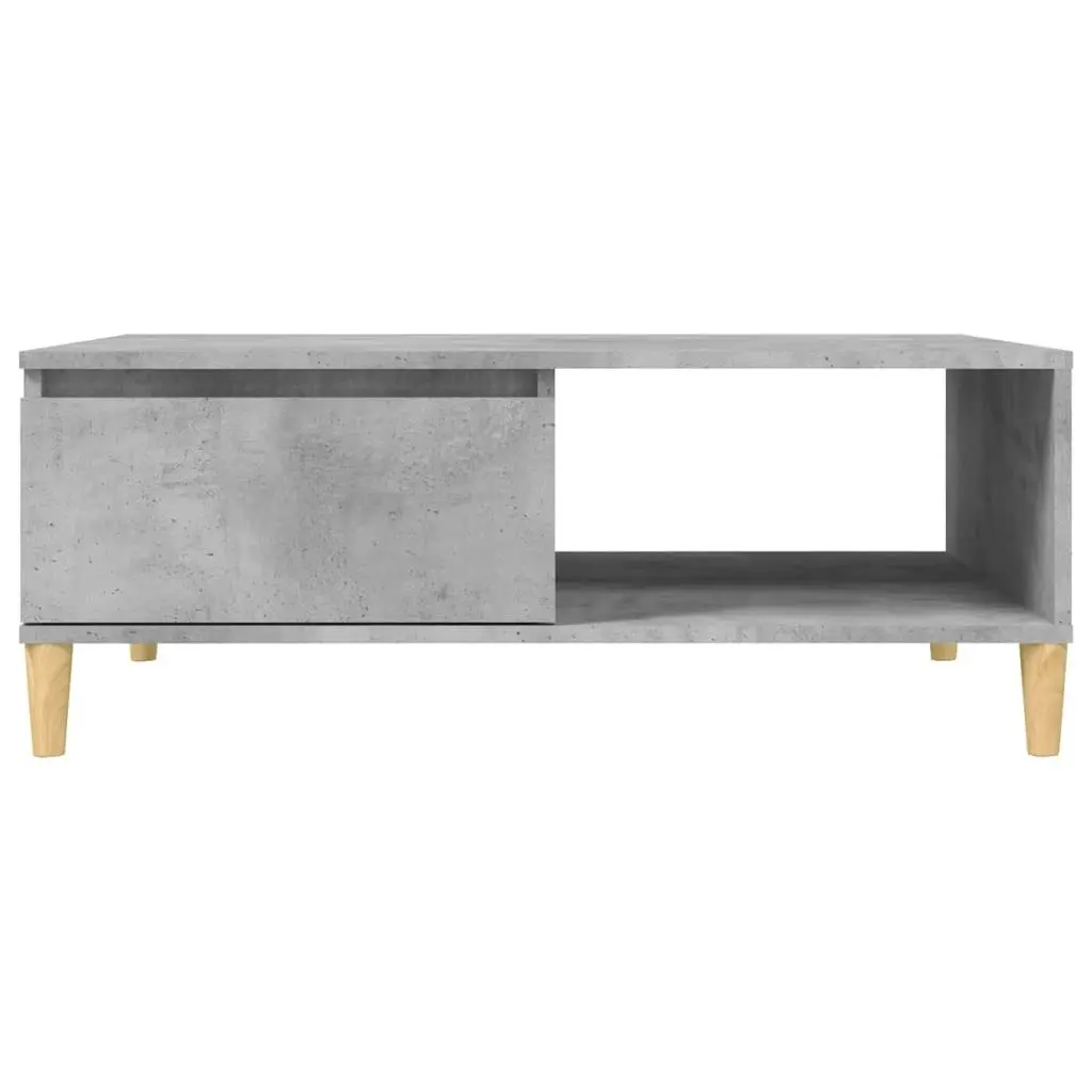 Coffee Table Concrete Grey 90x60x35 cm Engineered Wood 805999