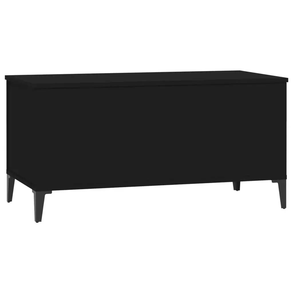 Coffee Table Black 90x44.5x45 cm Engineered Wood 819589