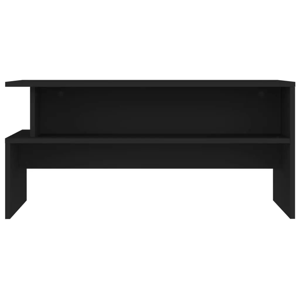 Coffee Table Black 90x55x42.5 cm Engineered Wood 834279